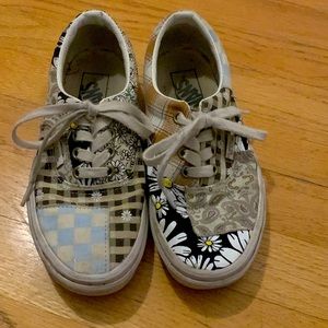 Vans Patchwork Shoes - Size 6